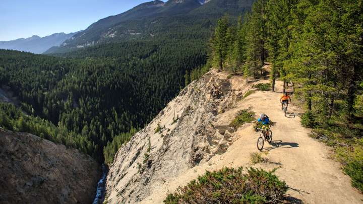 Biking in Golden Tourism Golden British Columbia Canada