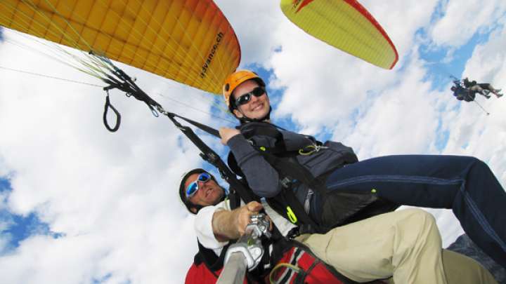 Golden Tandem Paraglide