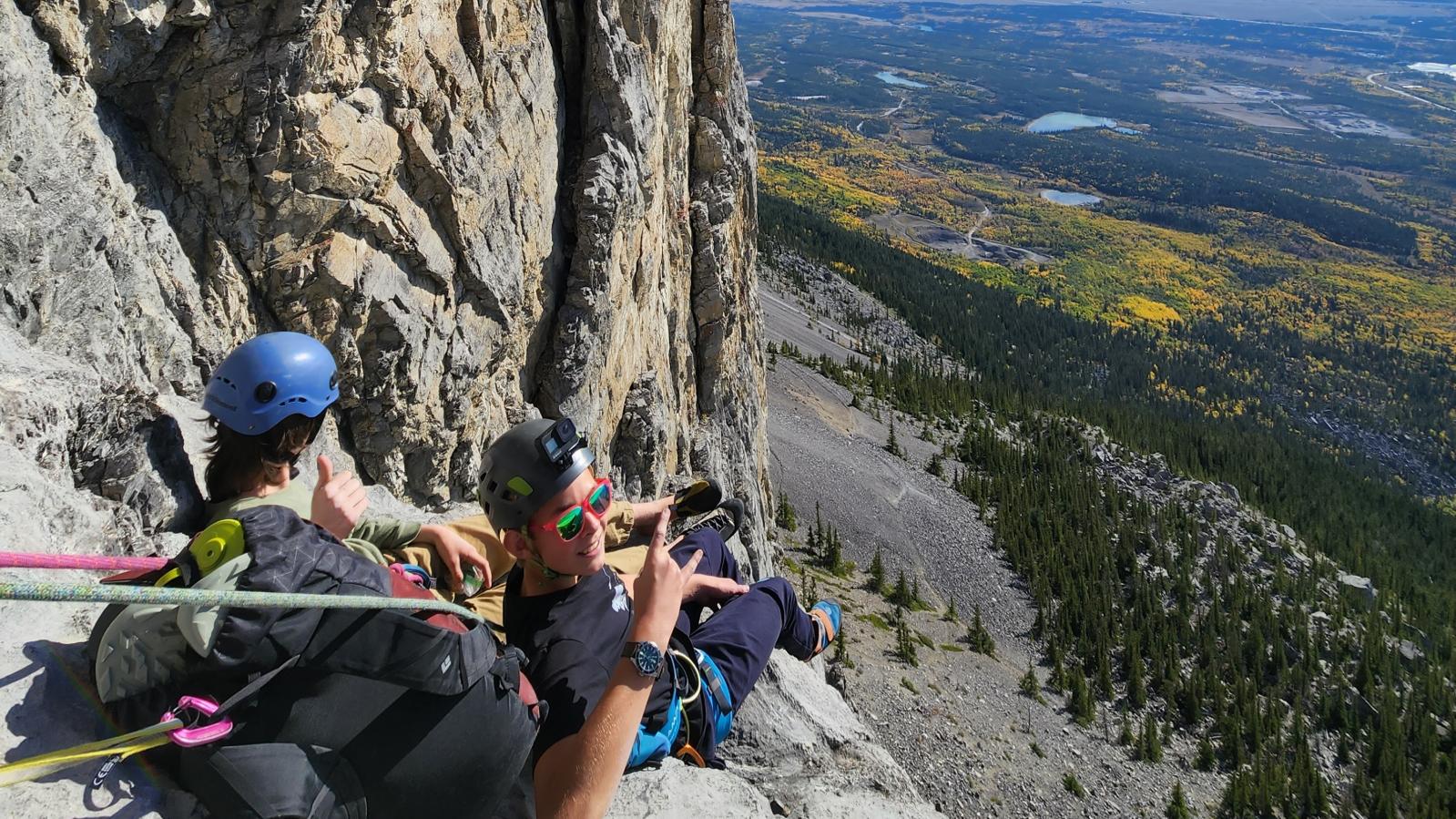 Dirt Bag Climbing Corp Climbing Trip Yamnuska