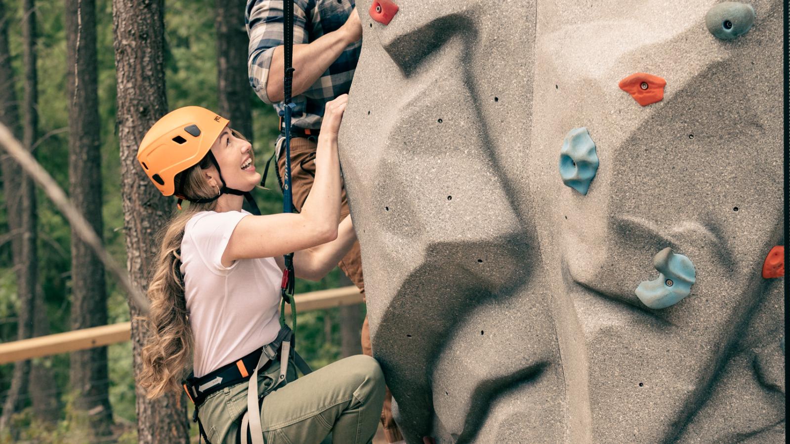 Golden Skybridge Rock Climbing