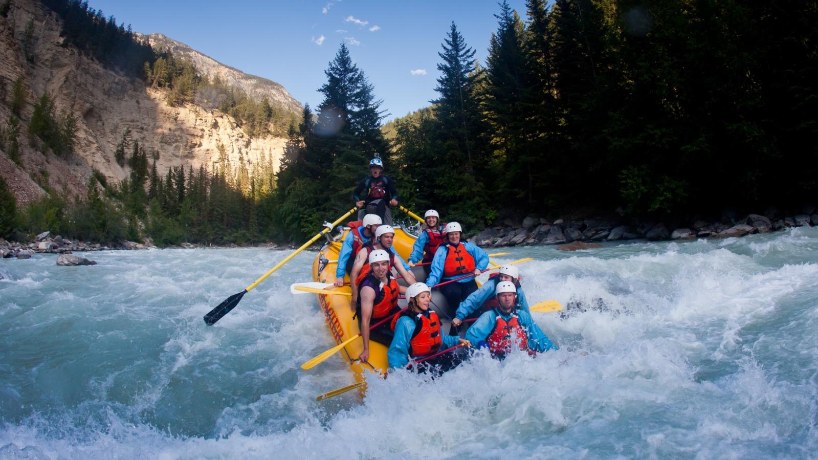 Kicking Horse River Rafting Golden BC